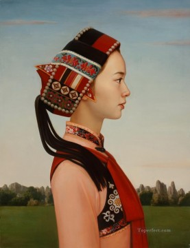 中国 Painting - アシマ 中国人の女の子